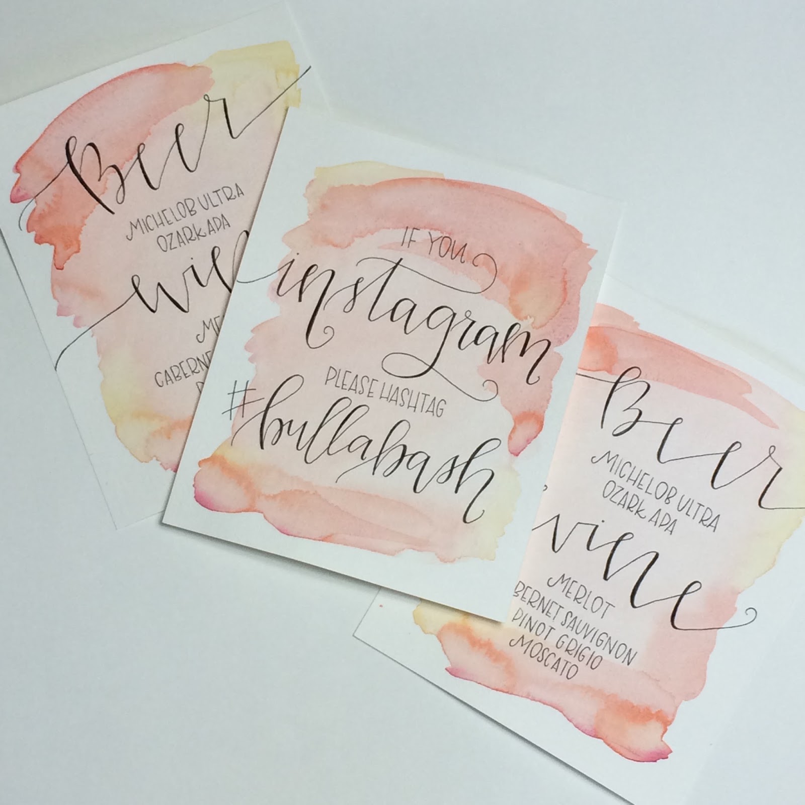 1600x1600 Benfield Photography Blog Hand Lettered, Watercolor Signs For