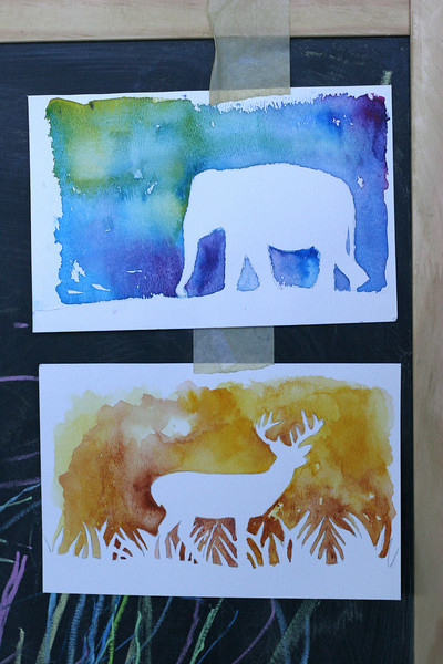 400x600 Diy Watercolor Silhouette Pretty Prudent