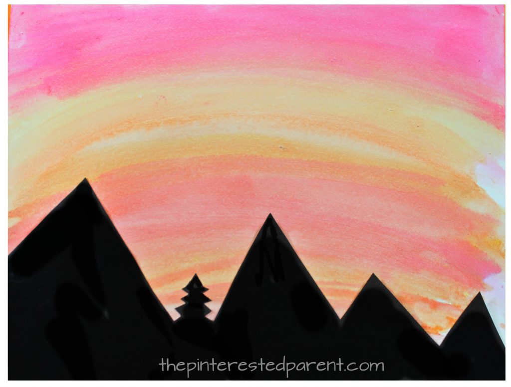 1024x777 Watercolor Silhouette Landscapes The Ed Parent