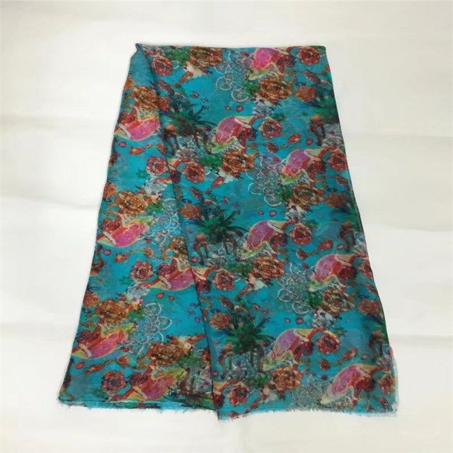 640x640 Bright And Colorful Silk Chiffon Dress Fabric Clothing Watercolor