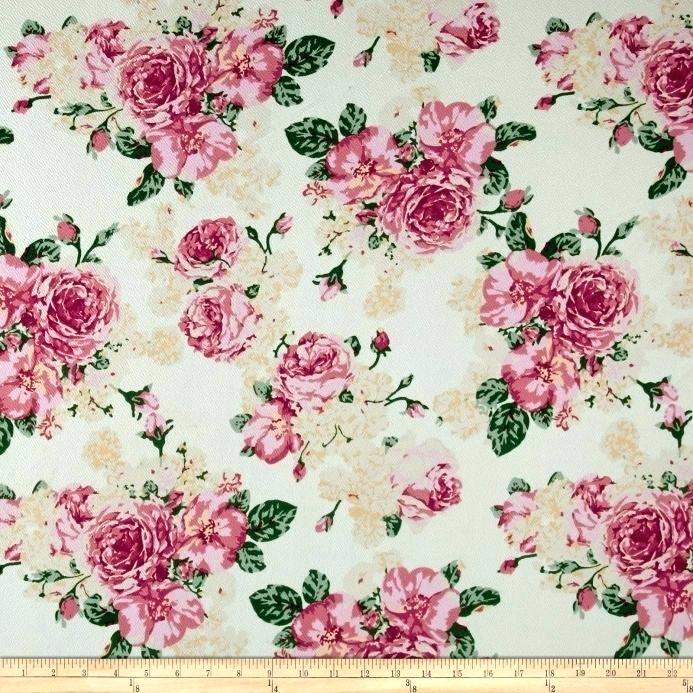 693x693 Watercolor Floral Fabric Bright And Beautiful Watercolor Floral