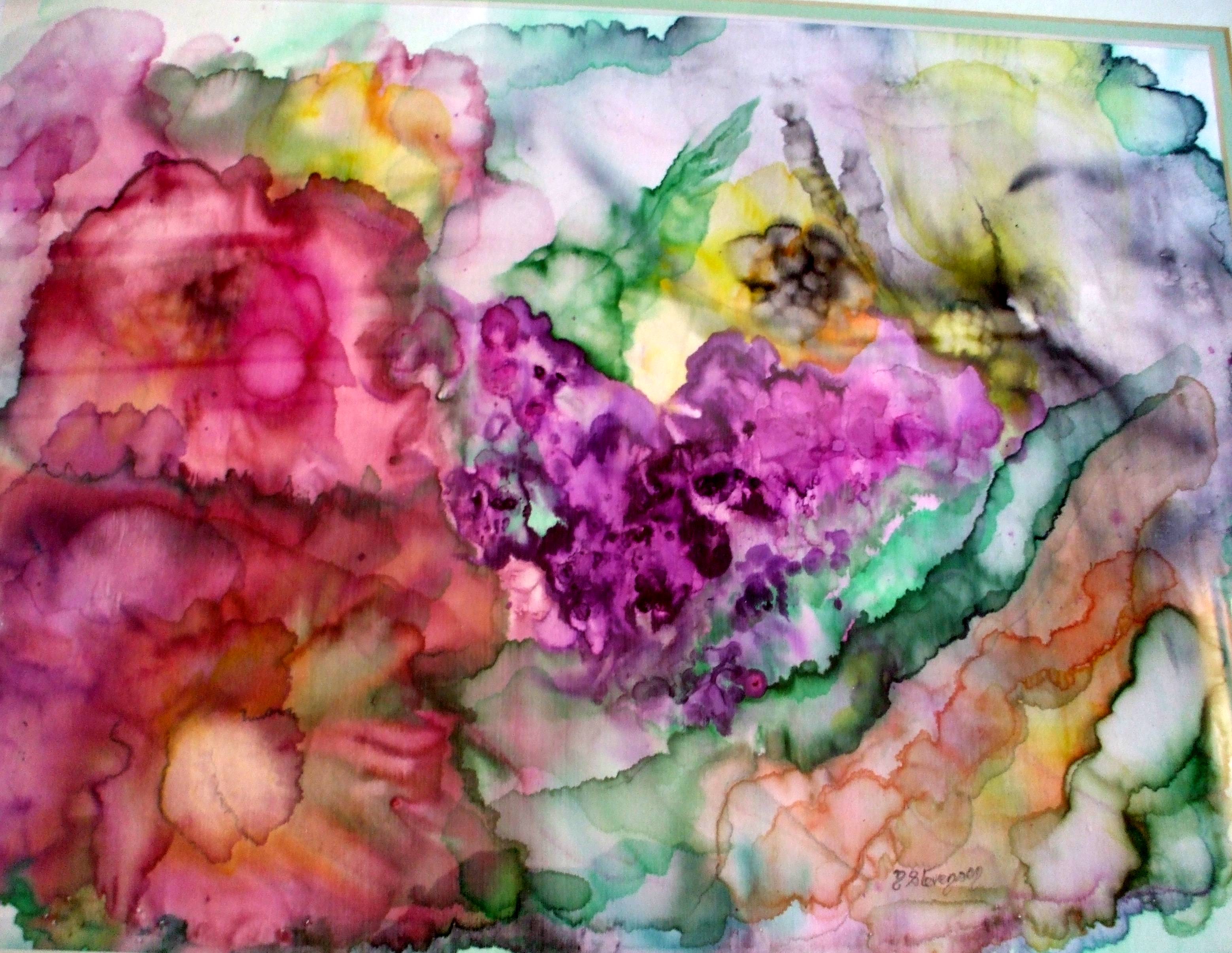 3117x2411 Silk Painting Female Artists Cyprus