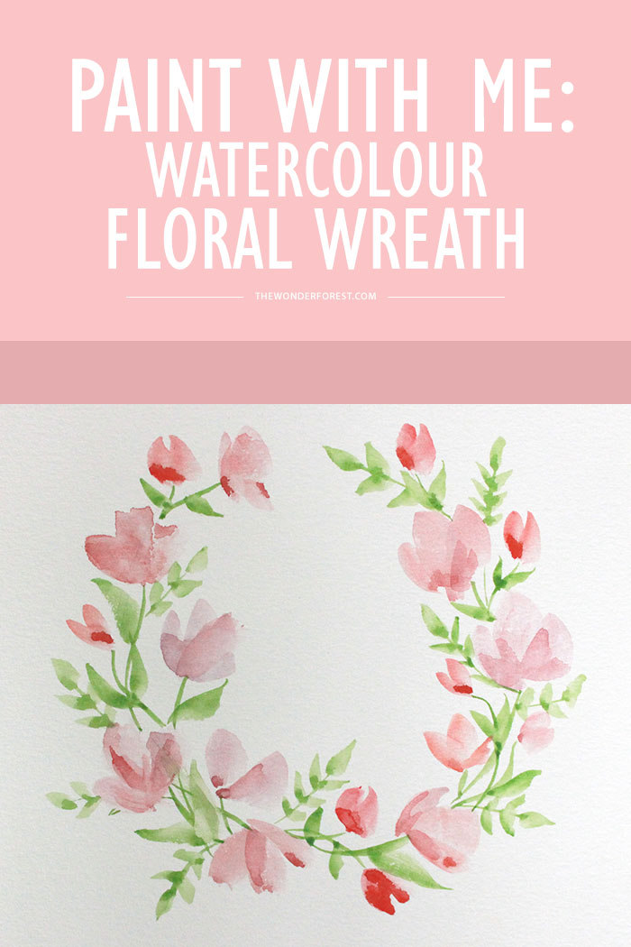 700x1050 Paint With Me Watercolour Floral Wreath Tutorial For Beginners