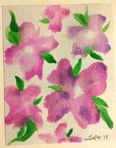 236x300 Watercolor Flowers