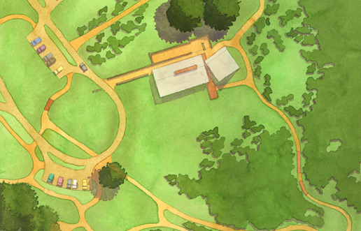 516x331 Vallery Studio Nix Nature Center Architectural Illustration