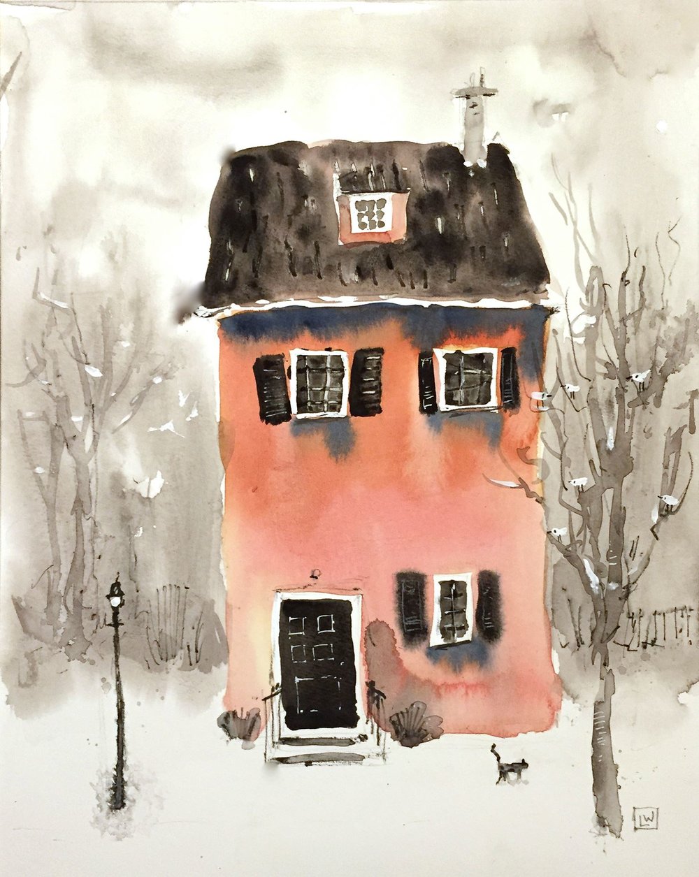 1000x1255 Fun Little Watercolor Sketch! Lee White Illustration