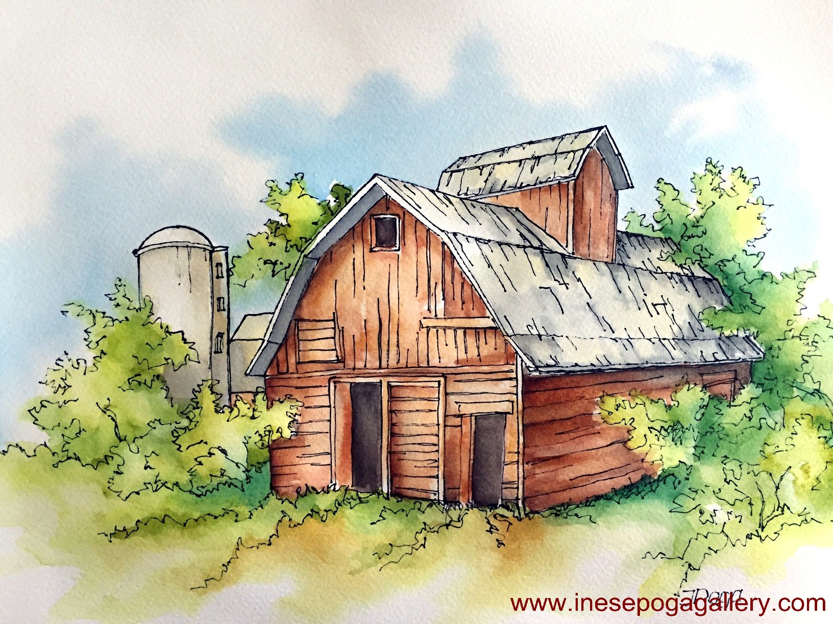 1632x1224 Illustration Or Sketch Use Pen And Watercolor For Best Results