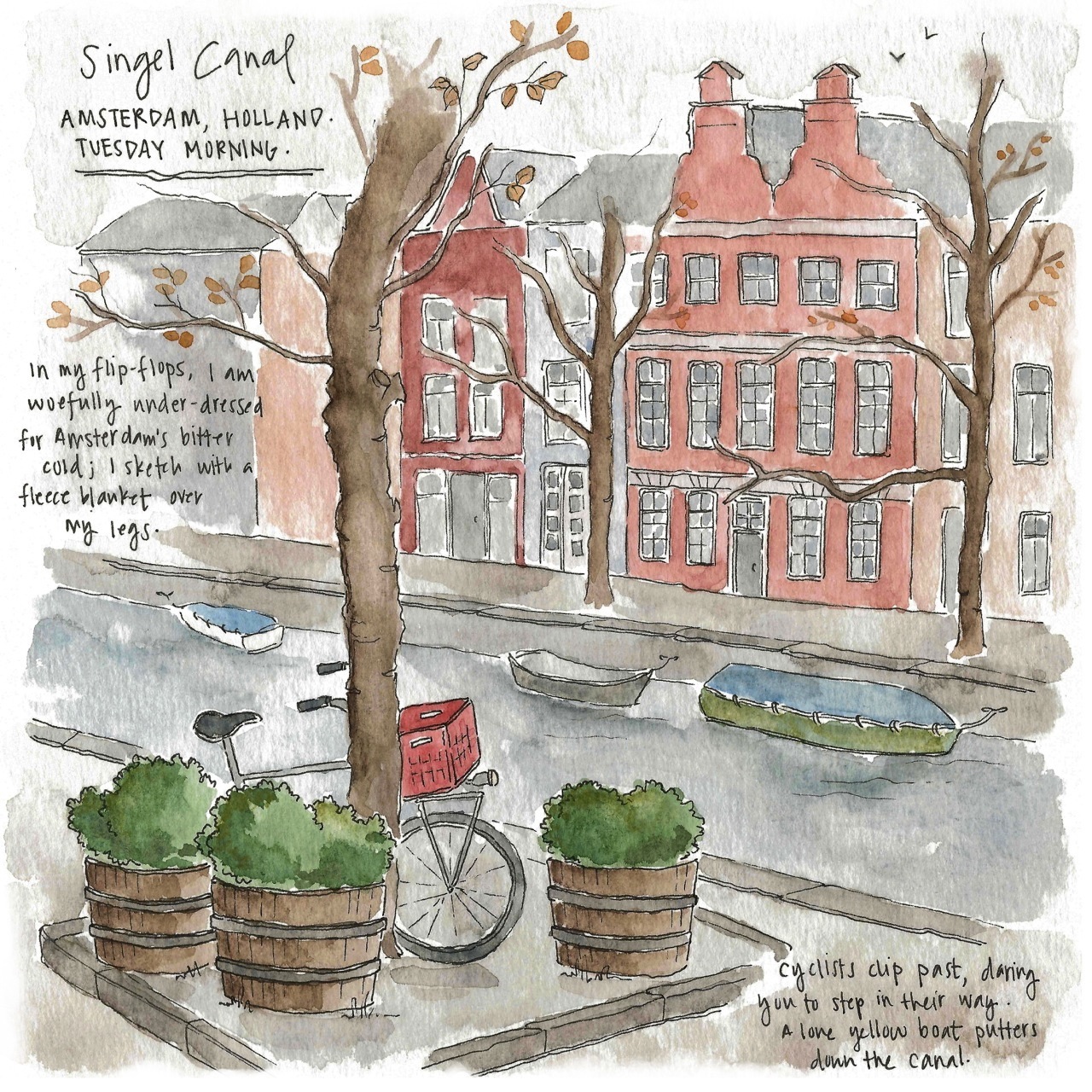 1280x1280 The Work Of A Travelling Sketch Artist Watercolour Observations