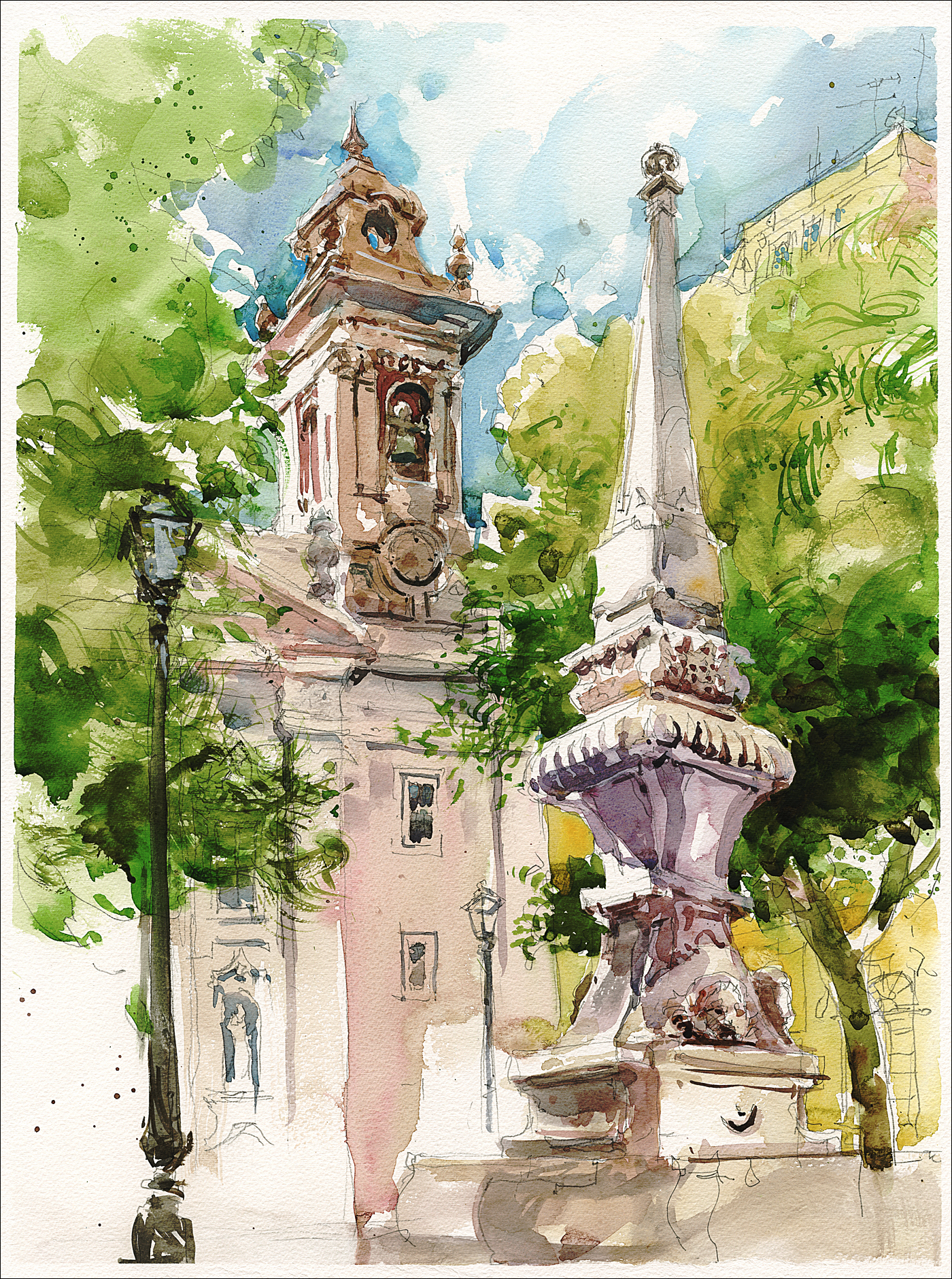 1400x1879 Watercolor Sketches