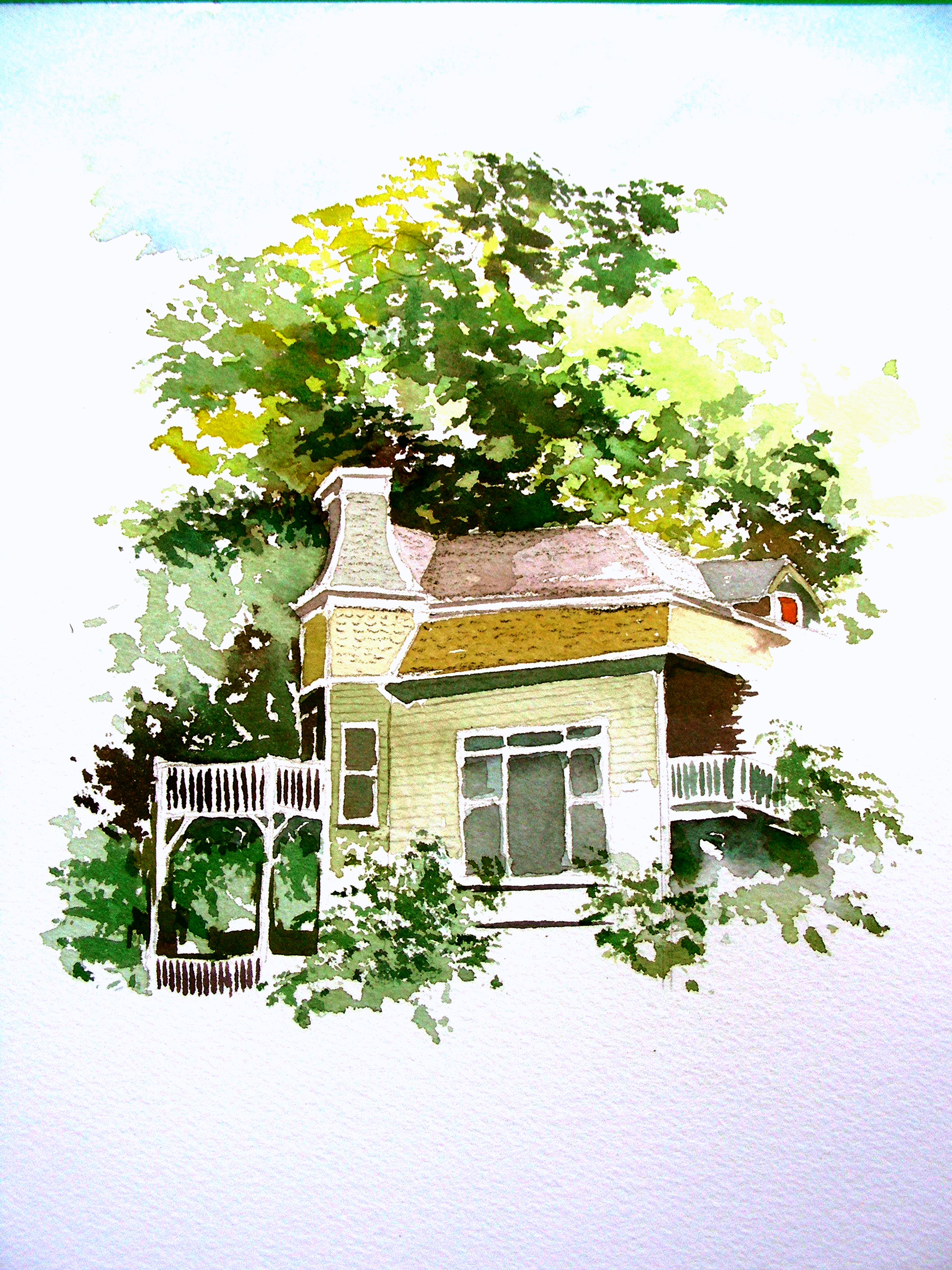 3200x4267 Another Quick Plein Air Watercolor Sketch In The Eureka Springs