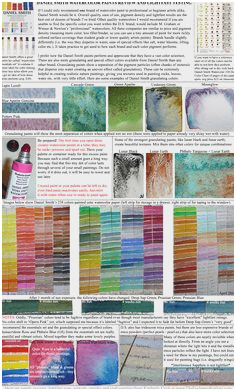 236x391 Daniel Smith Watercolor Chart Awesome 1000 Images About Painting