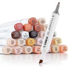 225x225 Dual Tip Watercolor Brush Double Tone Sketch Markers Calligraphy