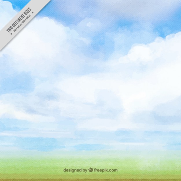 626x626 Watercolor Sky Background Vector Free Download