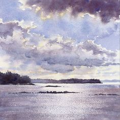 236x236 80 Best Watercolor Sky Amp Clouds Images Watercolor