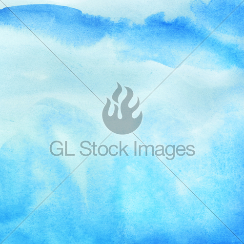 500x500 Abstract Watercolor Sky, Clouds Gl Stock Images