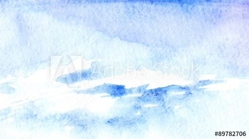500x279 Watercolor Blue Sky Clouds Texture Background