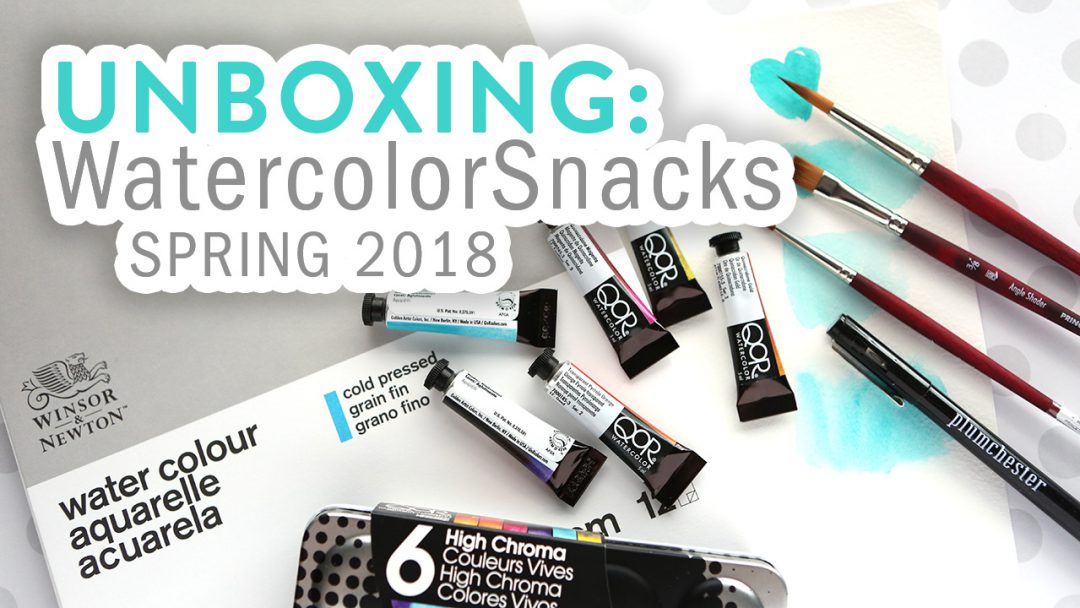 1080x608 Unboxing Watercolorsnacks Spring 2018 Kwernerdesign Blog