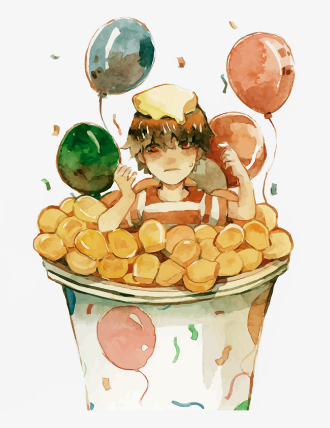 650x843 Vector Snacks And Boys, Balloon, Watercolor, Boy Png And Vector