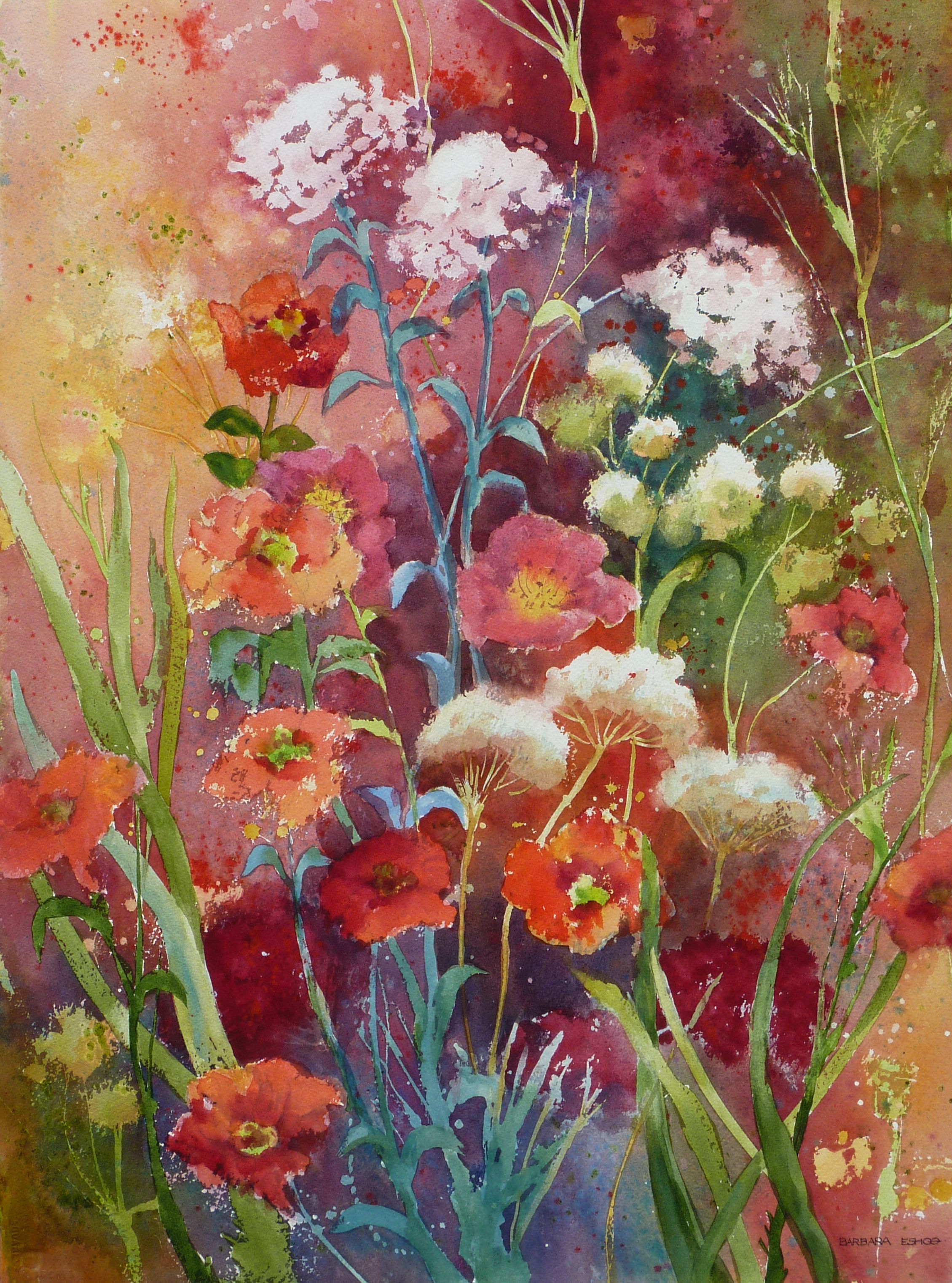 2259x3044 Wayside Trails And Gardens Watercolor Paintings By Barbara Eshoo