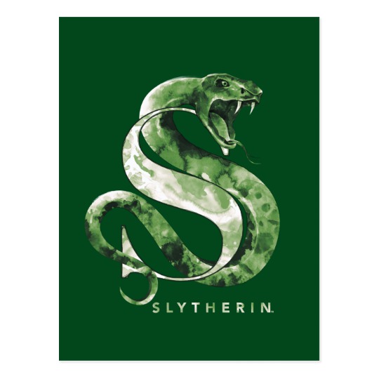 540x540 Harry Potter Snake Watercolor Postcard