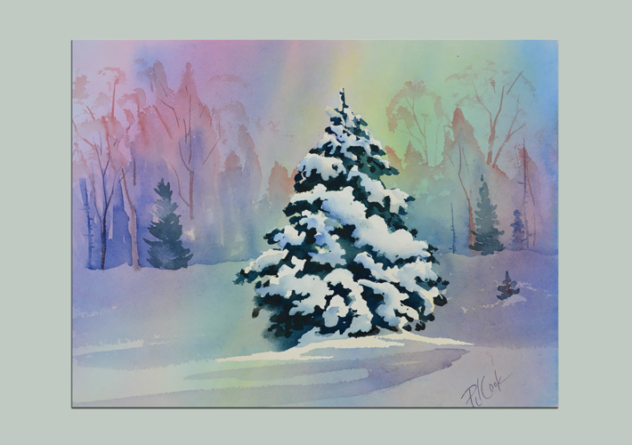 710x500 Snow Scene Landscape