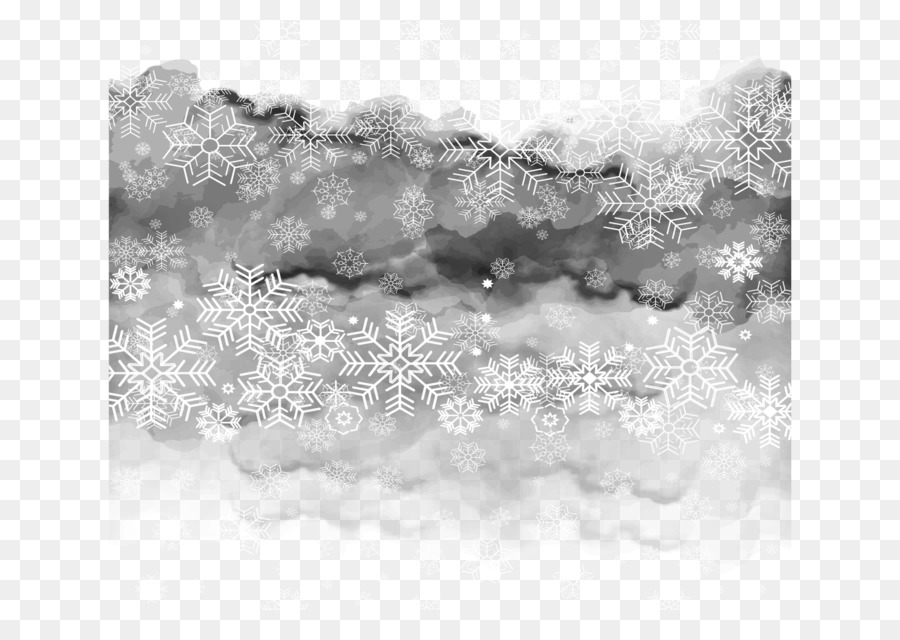 900x640 Black And White Watercolor Painting Snowflake Photography