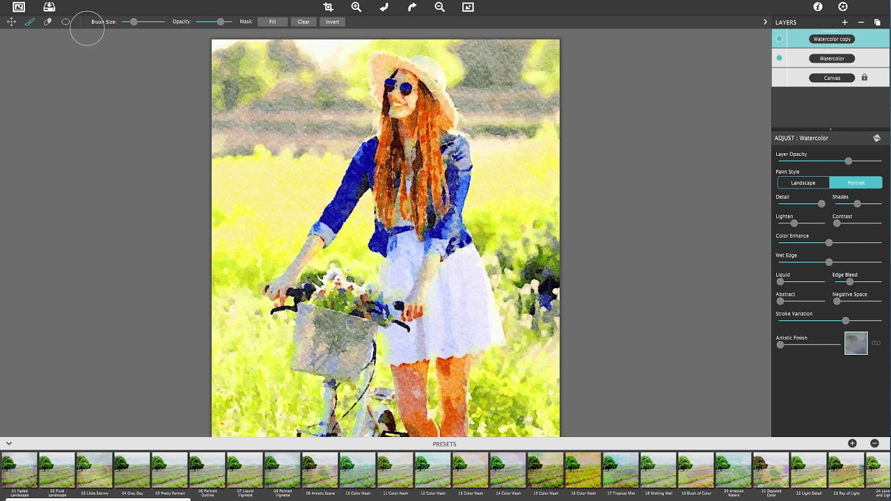 1280x720 Watercolor Studio