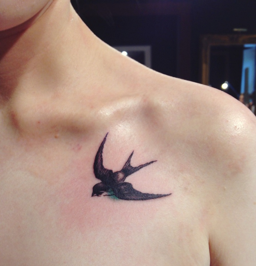 900x934 Swallow Tattoo On Arm Images About Swallows