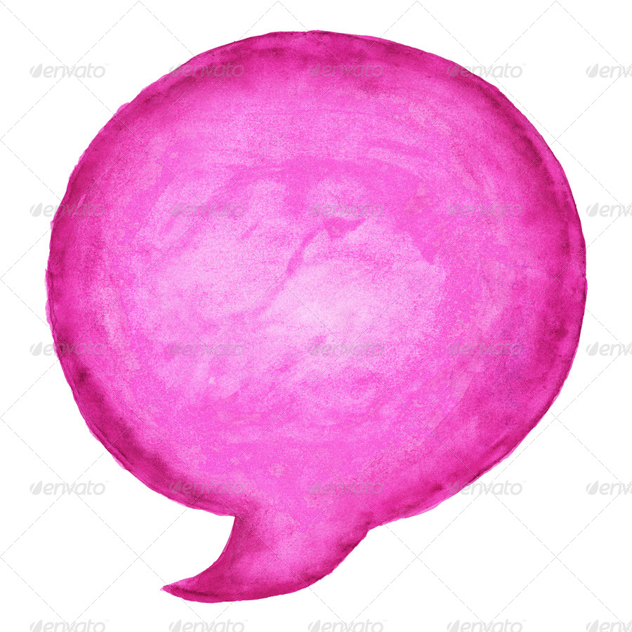900x900 6 Speech Bubble Watercolor Circle Shape By Feelisgood Graphicriver