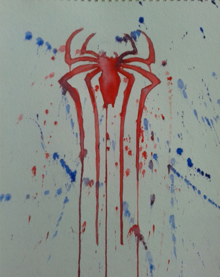 762x960 Spider Man Watercolor Logo By Shrapnel92