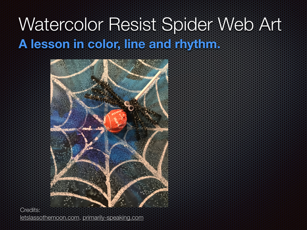 Watercolor Spider Web
