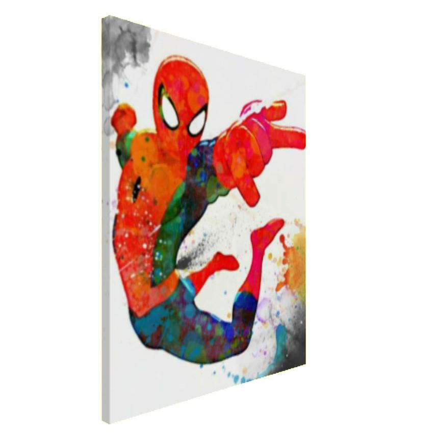855x855 Spider Man Watercolor Wall Art Lisa Jaye Art Designs Ebay