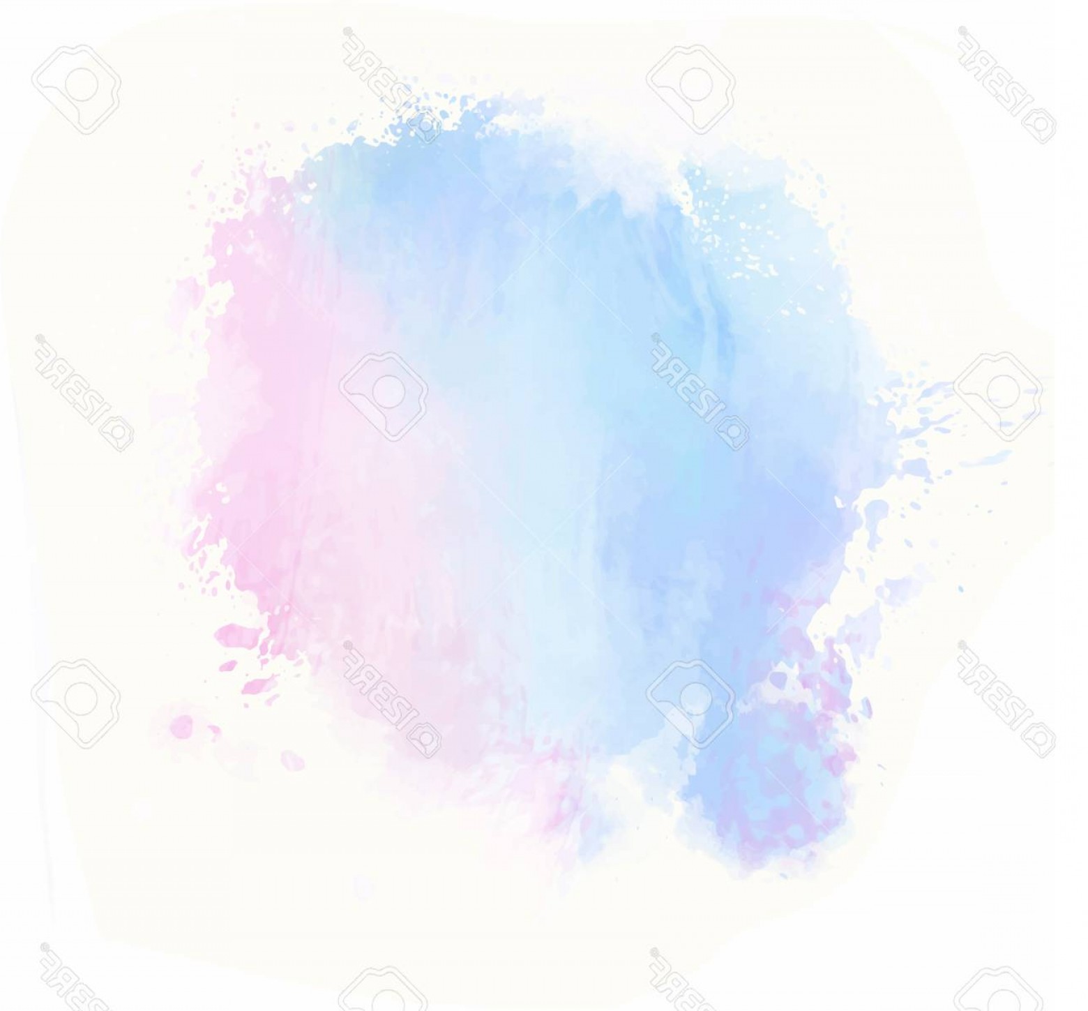 1560x1449 Photostock Vector Pink Blue Watercolor Splash Vector Painted Water