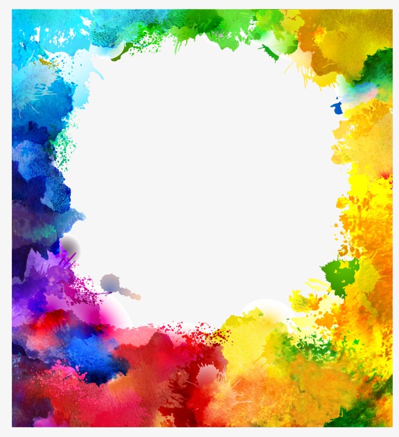 576x631 Splash Watercolor, Multicolor Background Note, Splash Vector Png