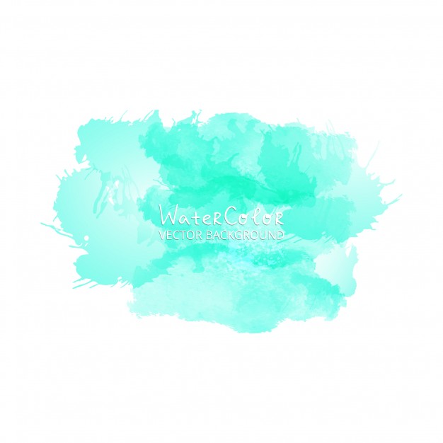 626x626 Turquoise Watercolor Splash Background Vector Free Download