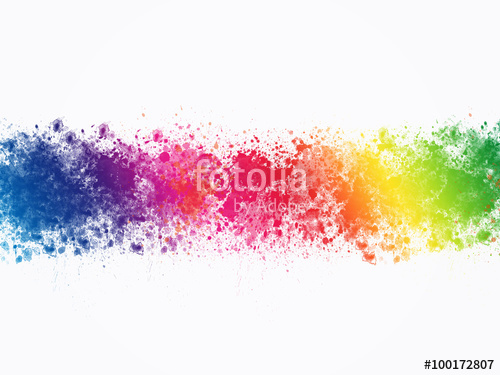 500x375 Colorful Abstract Artistic Watercolor Splash Background Stock