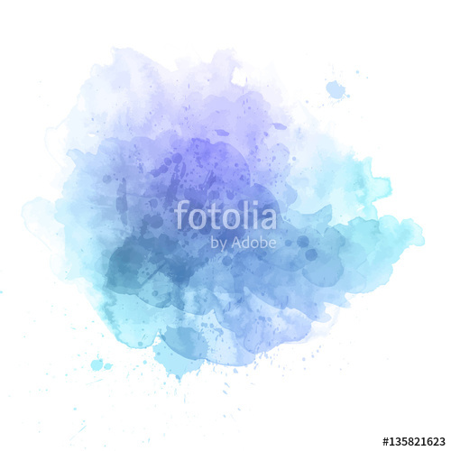 500x500 Blue Watercolor Splash Vector Stock Image And Royalty Free Vector