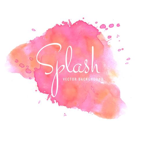 490x490 Modern Pink Watercolor Splash Background