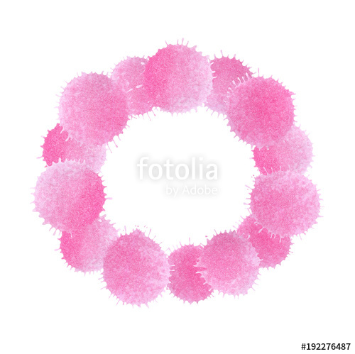 500x499 Pink Watercolor Background. Pink Watercolor Splash Template