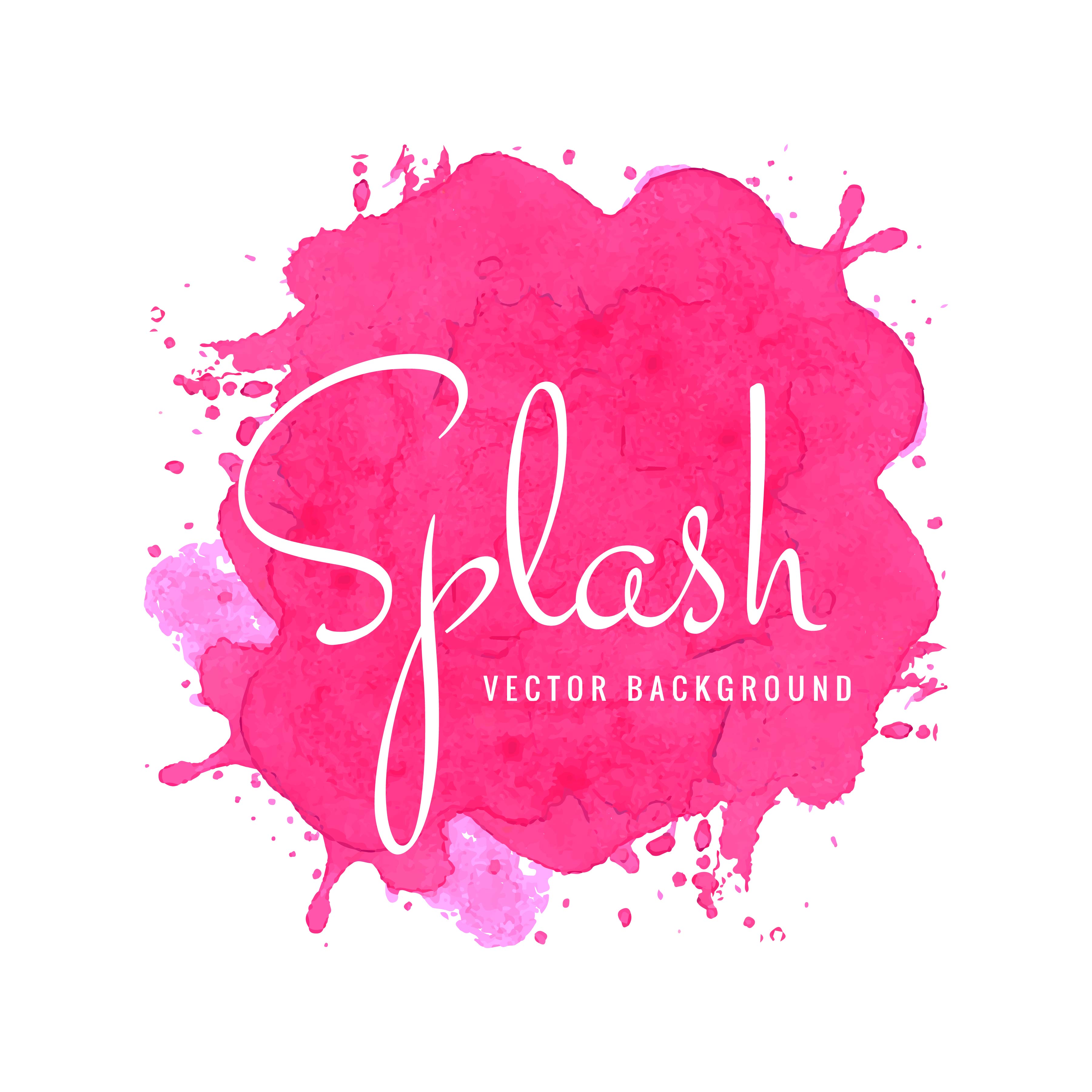 3601x3601 Abstract Pink Watercolor Splash Background