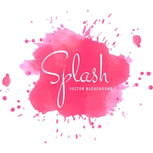 490x490 Abstract Pink Watercolor Splash Design