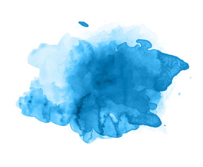 291x240 Blue Watercolor Splash Vector