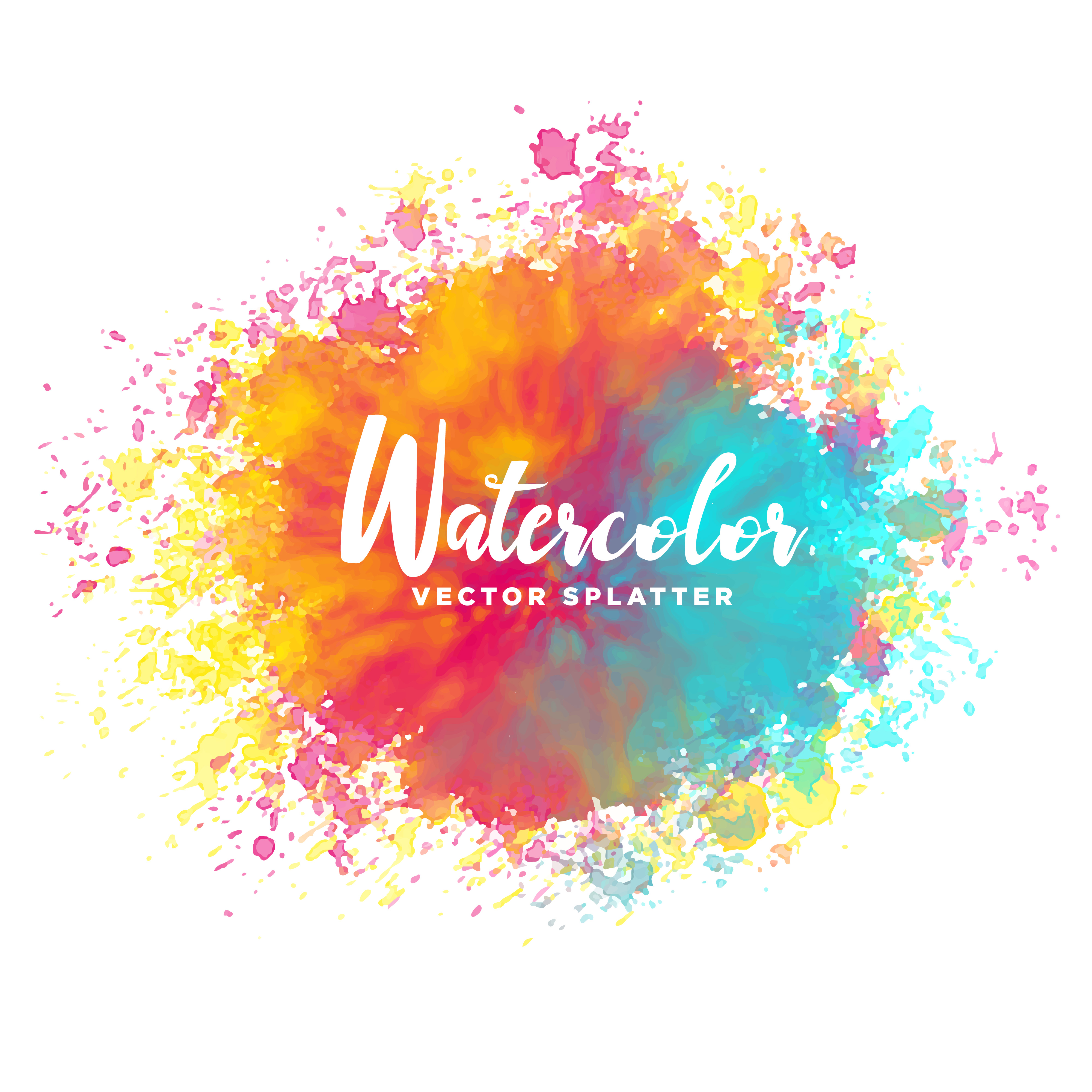 4000x4000 Color Splash Free Vector Art