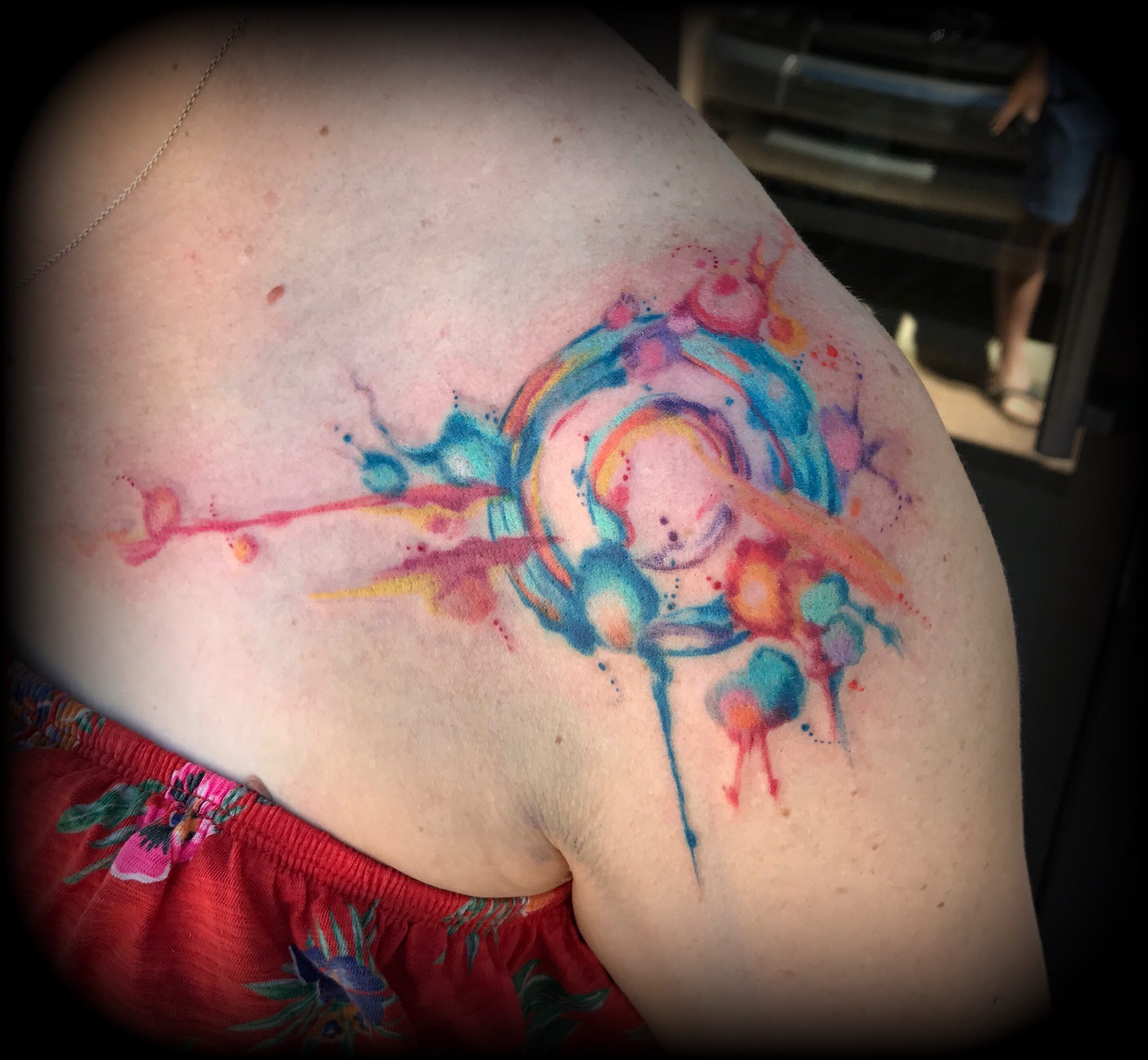 2048x1891 Watercolor Splash Tattoo By Robbyn Banks Your Flesh Tattoo