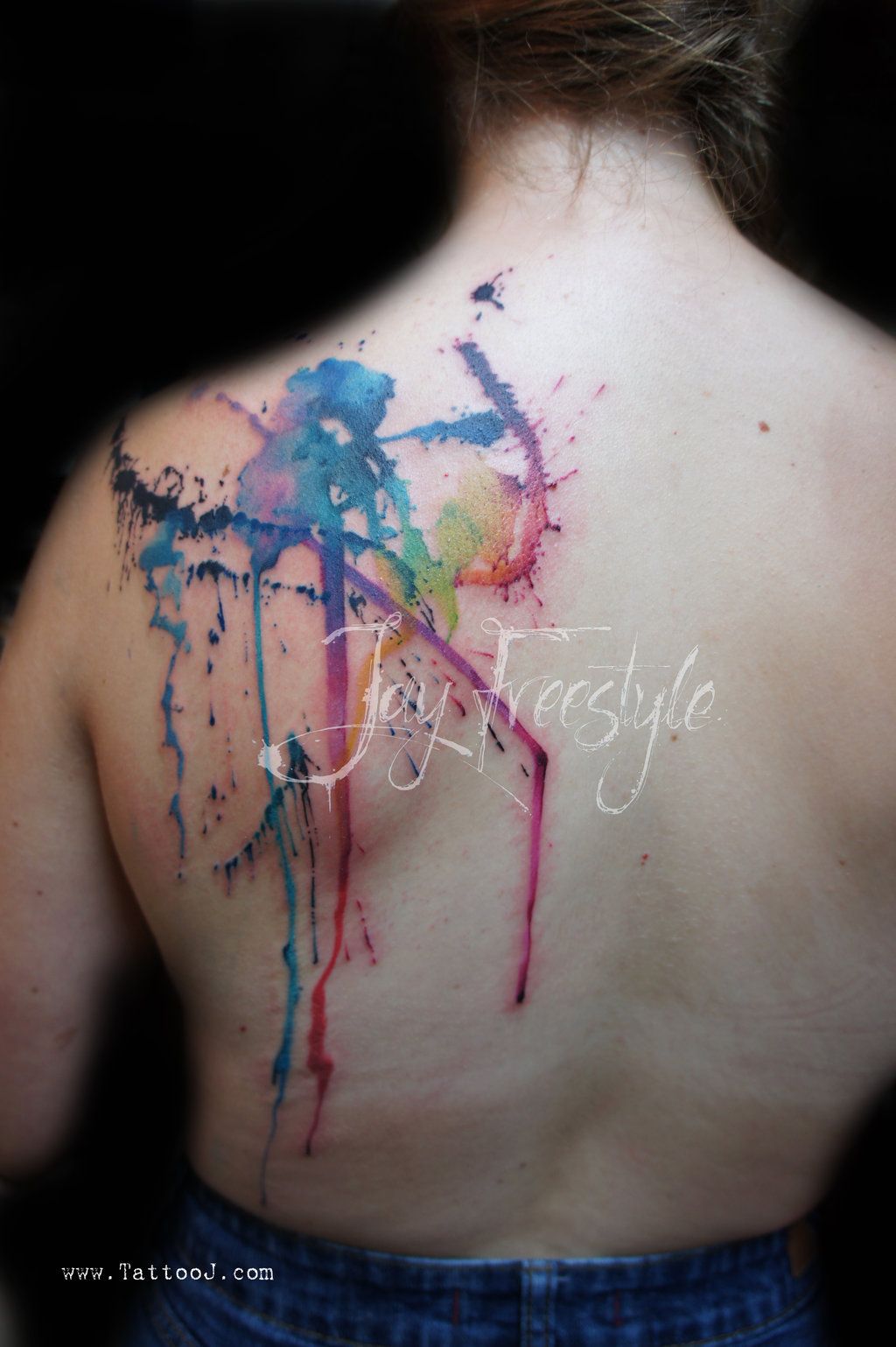 1024x1539 Abstract Watercolor Tattoos Watercolor Tree Tattoo Watercolor