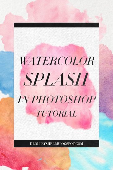 364x547 Watercolor Splash Tutorial In Photoshop