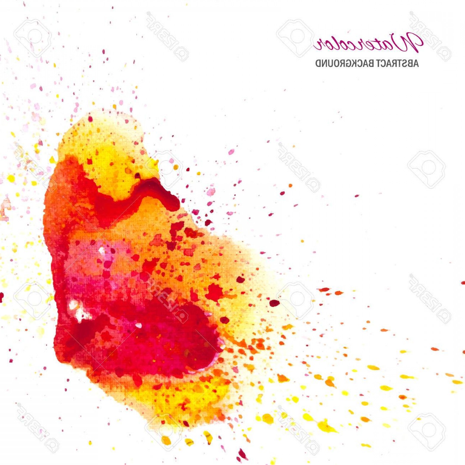 1560x1560 Photostock Vector Vector Watercolor Splash Background Grunge Mark