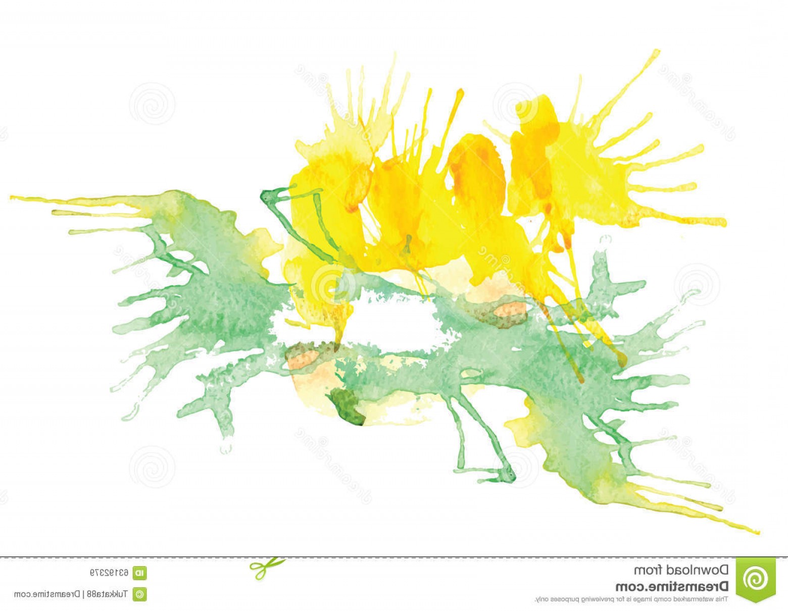 1560x1210 Stock Illustration Watercolor Splash Vector Watercolor Brush