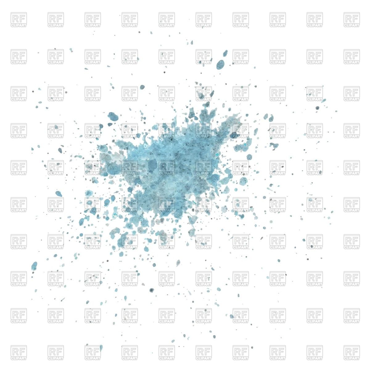 1200x1200 Blue Watercolor Splash Vector Image Vector Artwork Of Design