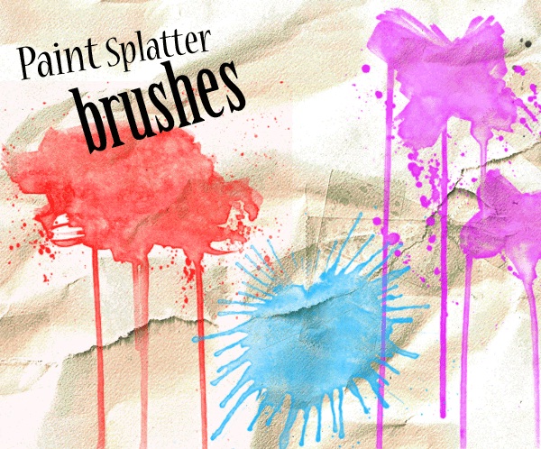 600x498 Best Splatter Amp Spray Paint Photoshop Brushes Entheos